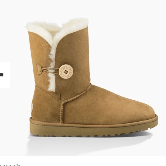 UGG BAILEY BOOT CHESNUT size 6 - Picture 1 of 6